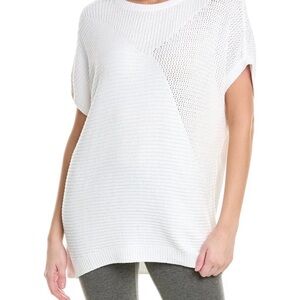 Barefoot Dreams | EUC - Mixed Stitch Dolman Pullover Sweater - White - Size L